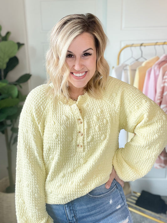 Puff Lemon Sweater